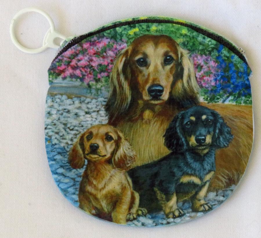 Dachshund LH 2B coin purse - side 2